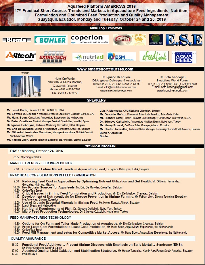 20th Aquafeed Platform